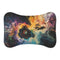 Cosmic Chaos Pet Mat: Vibrant, Swirling Design