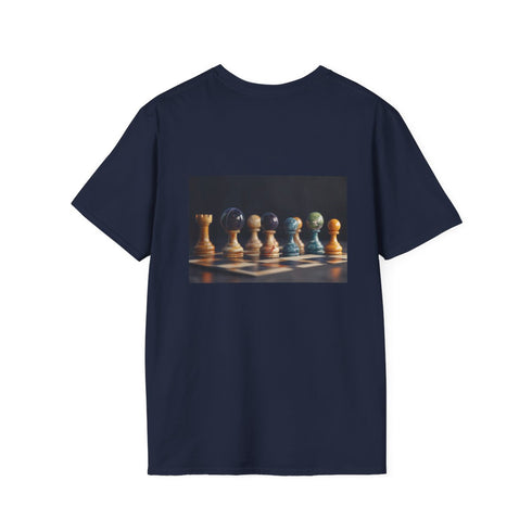 Cosmic Chessboard Planetary Pieces Tee