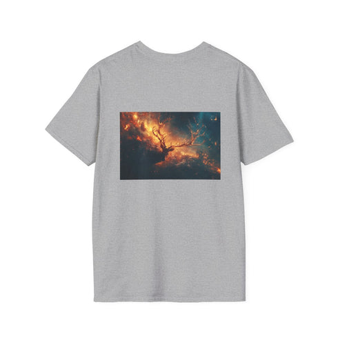 Cosmic Deer Lava Antler T-shirt.