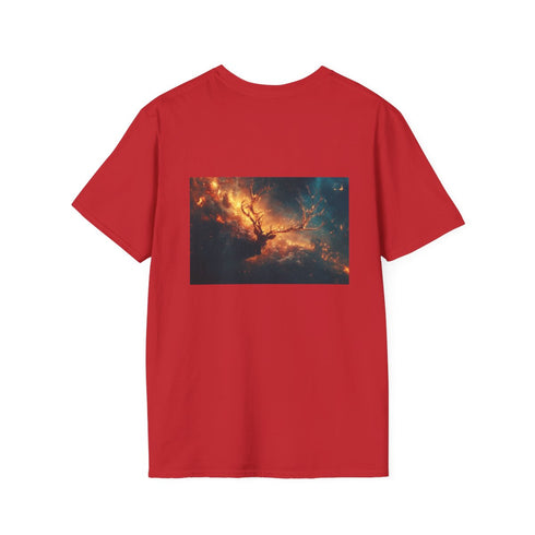 Cosmic Deer Lava Antler T-shirt.