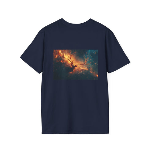 Cosmic Deer Lava Antler T-shirt.