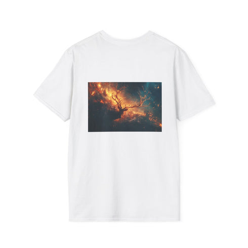 Cosmic Deer Lava Antler T-shirt.