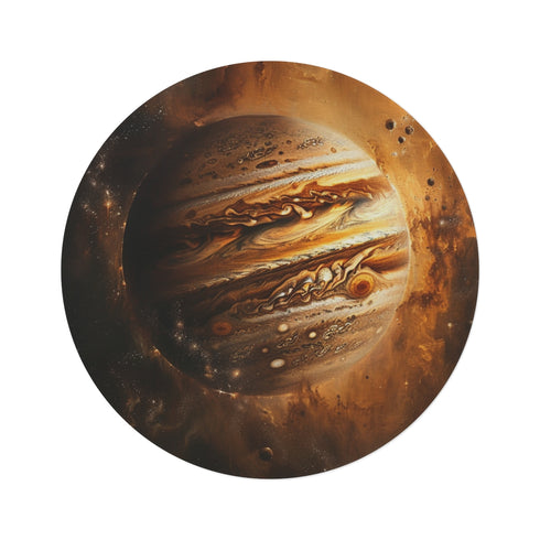 "Cosmic Dreams: Jupiter Rug"