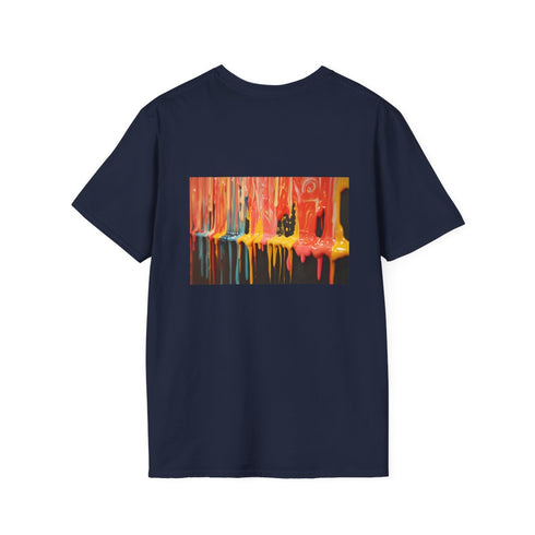 Cosmic Drip Universe Paint T-Shirt