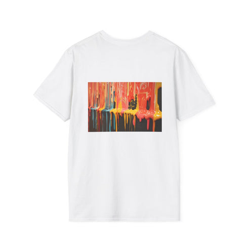 Cosmic Drip Universe Paint T-Shirt