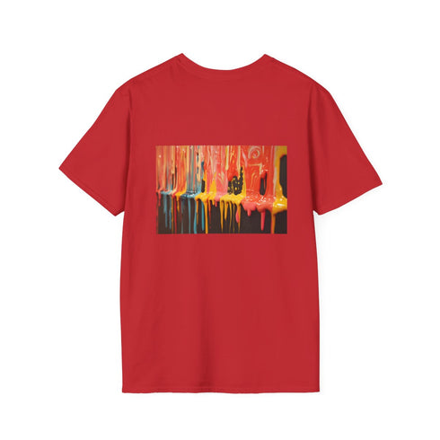 Cosmic Drip Universe Paint T-Shirt