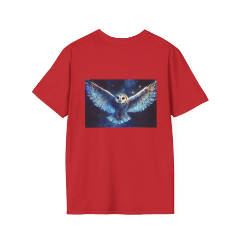 Cosmic Owl T-Shirt Constellation Wings