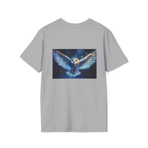Cosmic Owl T-Shirt Constellation Wings