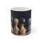 Cosmic Planet Chessboard Coffee Mug