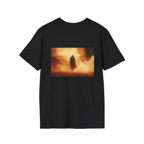 Cosmic Sandstorm Warrior T-shirt Design