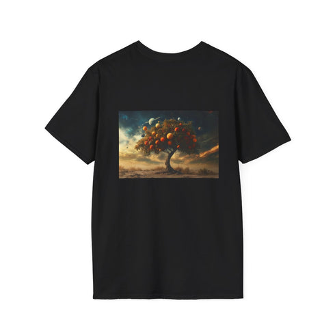 Cosmic Tree Planets Fruit T-shirt