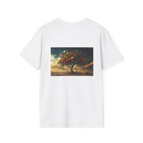 Cosmic Tree Planets Fruit T-shirt