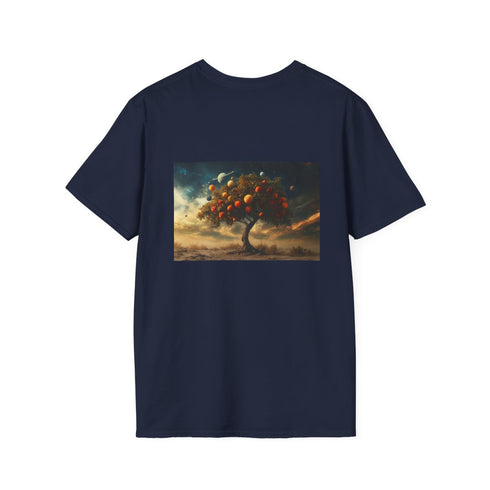 Cosmic Tree Planets Fruit T-shirt