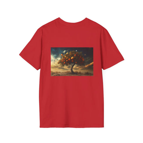 Cosmic Tree Planets Fruit T-shirt
