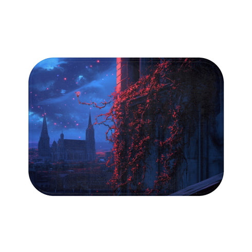 Cosmic Vines City Wall Bathmat.
