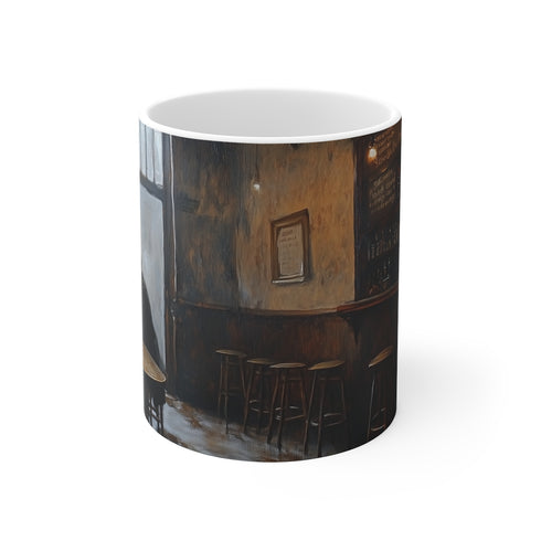 "Cozy English Pub Art Mug"