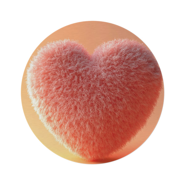 "Cozy Heart 3D Fluffy Rug"