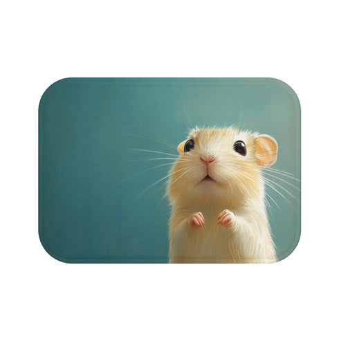 "Cozy Mongolian Gerbil Bath Mat"