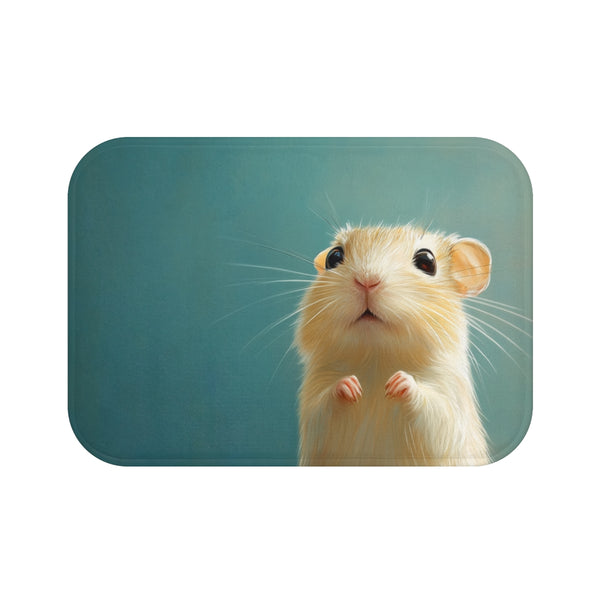 "Cozy Mongolian Gerbil Bath Mat"
