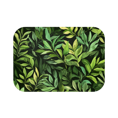 "Cozy Patterned Bath Mat"