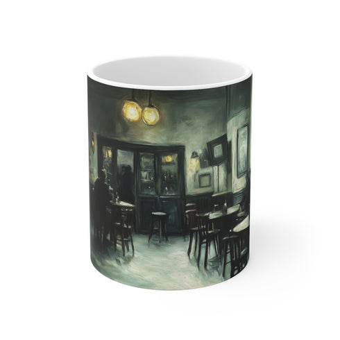 "Cozy Pub Scene Coffee Mug"