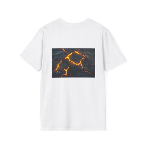Cracked Earth Glowing Veins Design