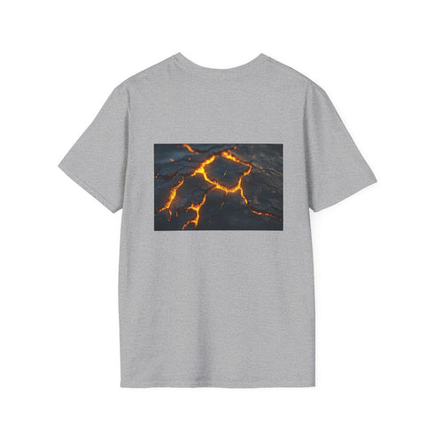Cracked Earth Glowing Veins Design