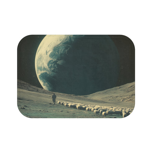 Crater View Bath Mat: Luxurious Grass experience