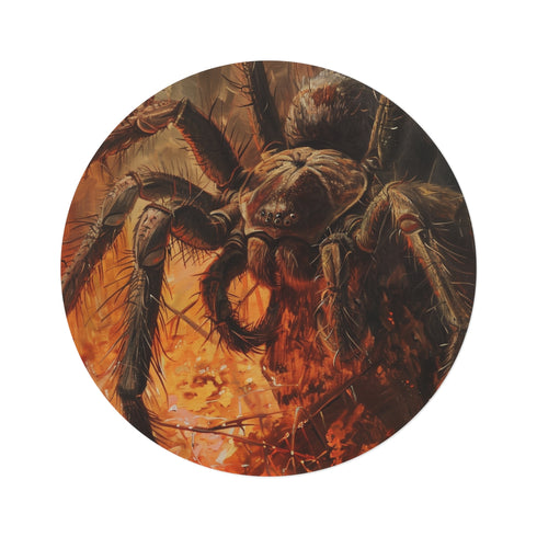 "Creepy-Crawly Arachnid Masterpiece Rug"
