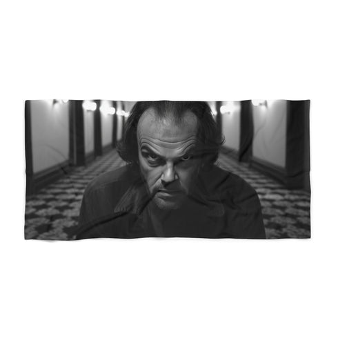 "Creepy Jack Shining Beach Towel"