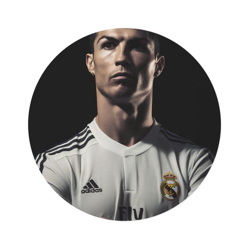 "Cristiano Ronaldo Legend Round Rug"