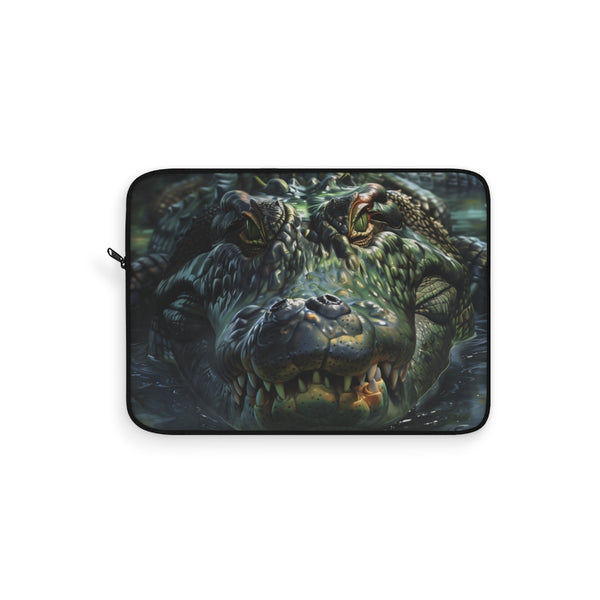 Crocodile Hide Laptop Sleeve: Luxe Protection