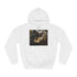 Crodcodile Painting Graphic Unisex College Hoodie - Arctic White Front