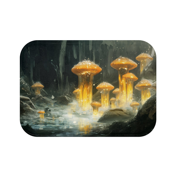 "Crystal Chasm Glow Bath Mat"
