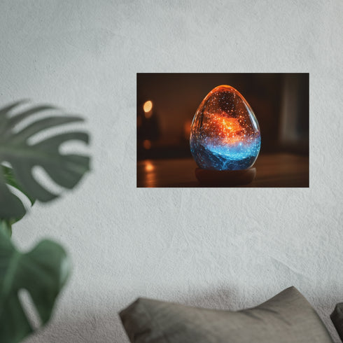 Crystal Constellation Poster Glow Design