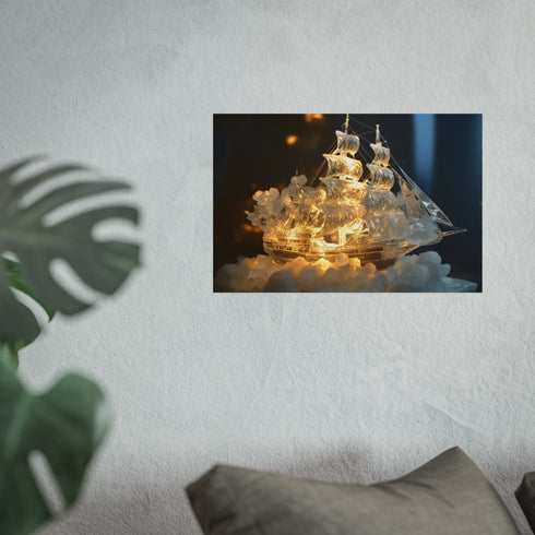 Crystal Ghost Ship: Ethereal Nautical Adventure