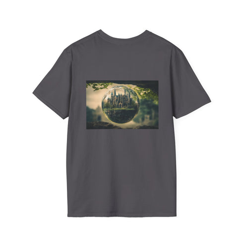Crystal Orb Cityscape T-shirt Design
