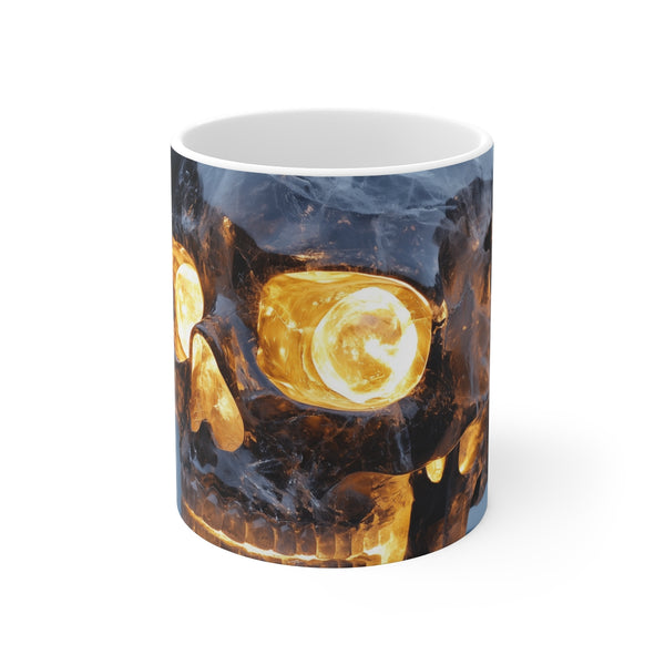 Crystal Skull Coffee Mug Eyes