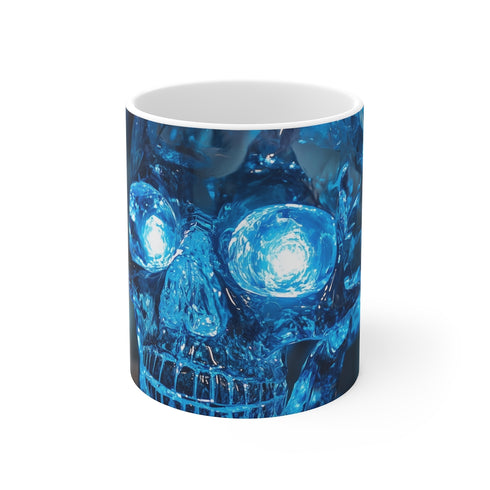 Crystal Skull Glowing Eyes Mug