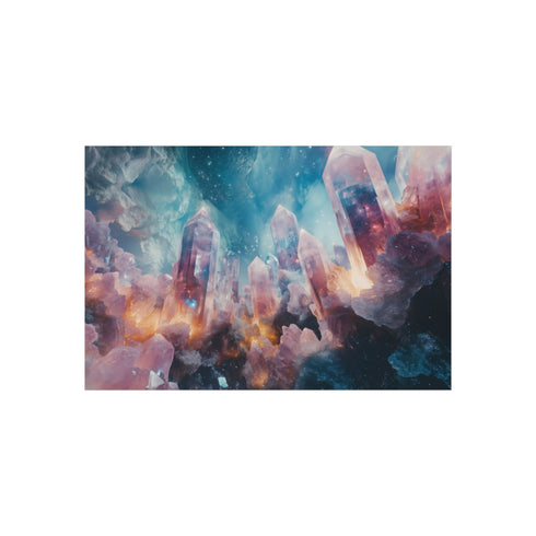 Crystal Stardust Canyon Adventure Poster