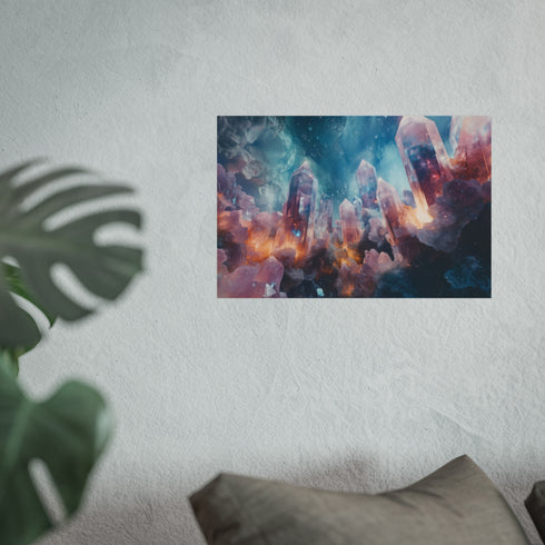 Crystal Stardust Canyon Adventure Poster