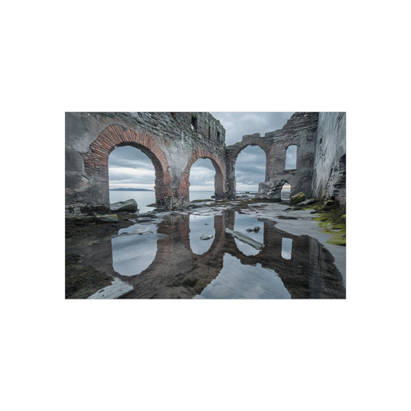 Crystal Tide Overwhelms Ruins Poster