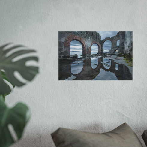 Crystal Tide Overwhelms Ruins Poster