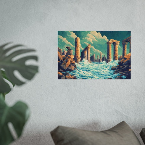 Crystal Tide Sweeps Over Ruins