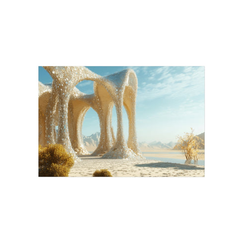 "Crystal Vines Desert Palace Poster"