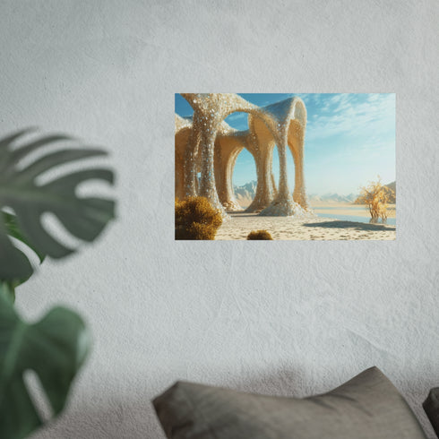 Crystal Vines Desert Palace Poster