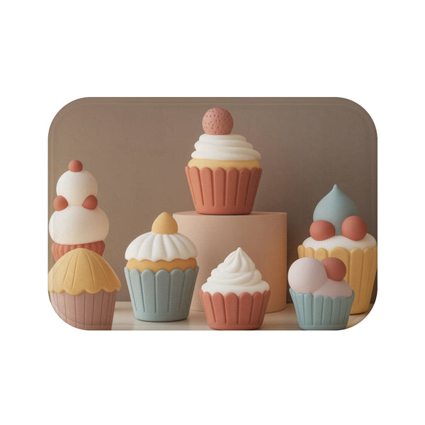 "Cupcake Toy Bath Mat"