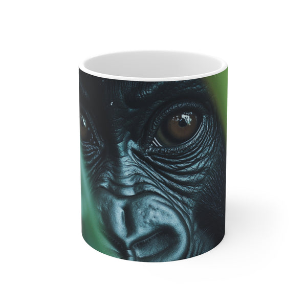 "Cute Gorilla Baby hiding Mug"