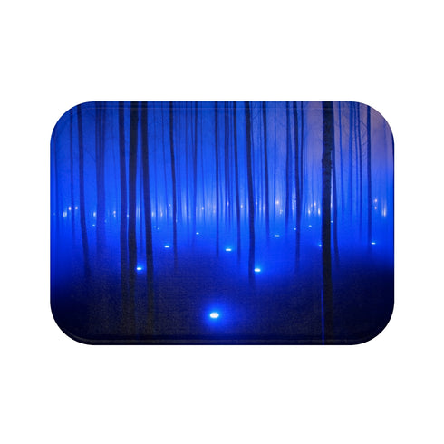 Cyber Forest Bath Mat Glow.