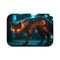 Cyber Fox Bath Mat Glow Design